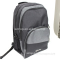 600D polyester black and grey boys school backpack 2014 new style